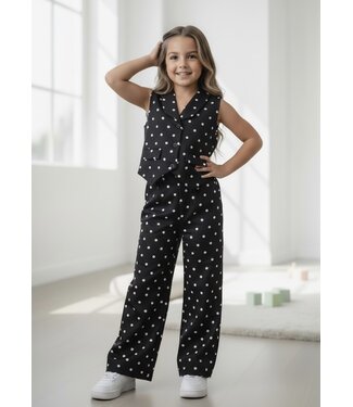 Bella Black Polka Set