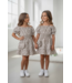 Leopard Summer Dress (Met tasje) - Beige
