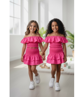 Oh My Ruffle Set - Roze