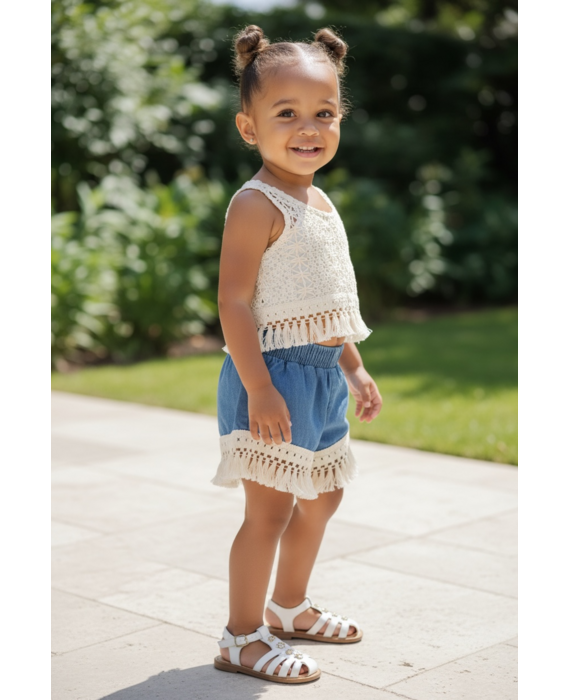 Haokaini Kledingset voor babymeisjes, ruches, lange mouwen, geribbeld, romper, top, plaid, rok, taartjurk, 2-delig, modieuze set, Kaki, 0-3 Maanden