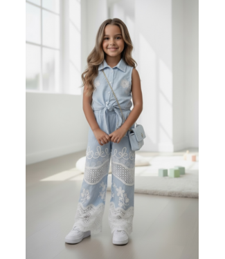Sweet Blossom 3-Delig Set - Blauw