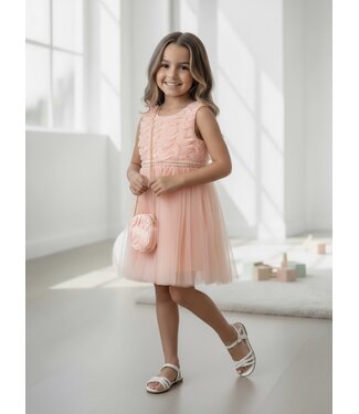 Sweet Dress (Met Tasje) - Zalm