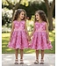 Big Flower Dress - Fuschia