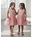 Big Flower Dress - Zalm