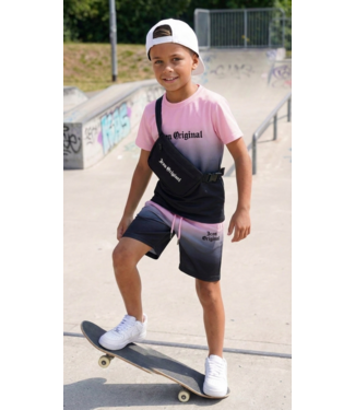 Icon Zomer Set (Met Tasje) Roze/Zwart