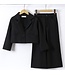Blazer Flared Set - Zwart
