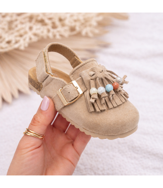 Noa Boho Sandalen - Beige