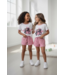 K-Pop Leopard Short Set - Roze