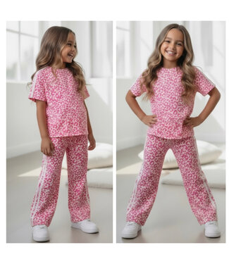 Full Leopard Set - Roze
