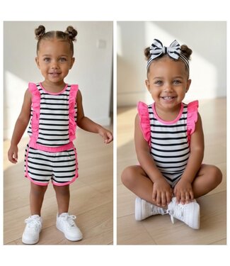 Ruches Set - Fuchsia