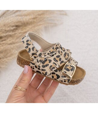 Fringe Sandalen - Leopard