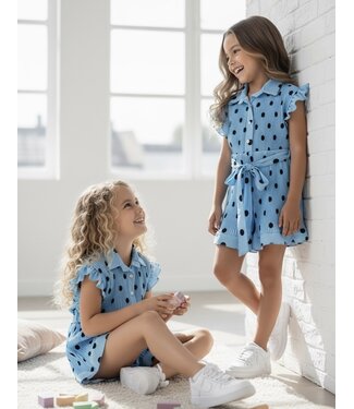 Draakjes en Boefjes Polka Dots Jumpsuit - Blauw