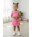 Bow Skort & Body Set - Roze