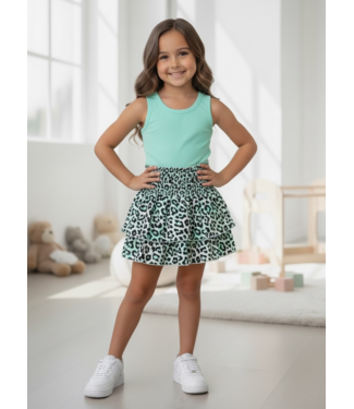 Simple Basic Leopard Set - Turquoise