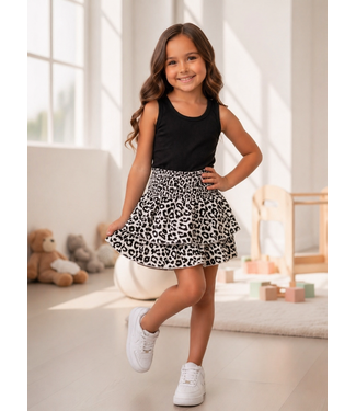 Simple Basic Leopard Set - Zwart