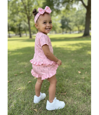 Princess Ruffle Set - Roze