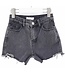 Denim short - Grijs