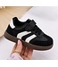 Stripe Sneakers - Zwart