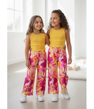 Top & pantalon Set - Geel