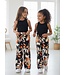 Top & pantalon Set - Zwart(Verzenddatum 15 Mei)