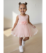Prinsessen jurk - Zalm