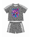 K-Pop Leopard Short Set - Grijs