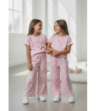 Leopard Light Pink Jogging Set