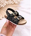 Glitter Sandalen - Zwart