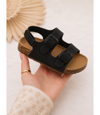 Basic Sandalen - Zwart