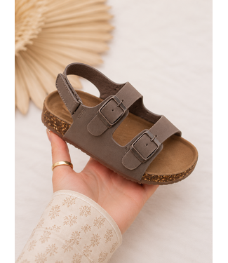 Basic Sandalen - Bruin