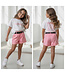 Iconic Leopard Short Set (2-Delig) - Roze