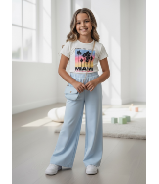 Miami Flared Set - Blauw