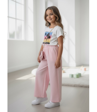 Miami Flared Set - Roze
