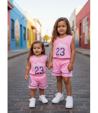 Los Angeles Baseball Set - Roze