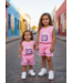 Los Angeles Baseball Set - Roze