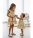 Flower Printed Dress (Met Tasje) - Geel