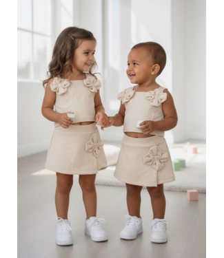 Bowtique Babe Set - Beige