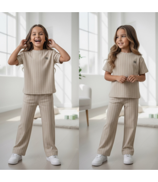Koko Noko Loose Fit 2-delige set - Sand (Verzenddatum 5 juni)