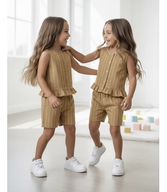 Koko Noko Brown & Stripe 2-delige set