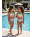 No Way Monday Regenboog Bikini met scrunchie