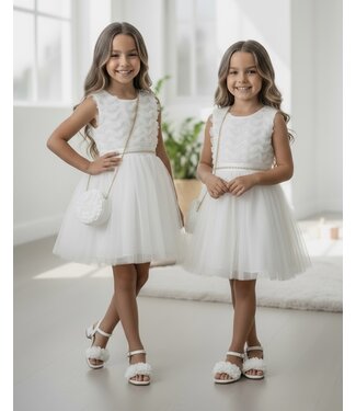 Sweet Dress (Met Tasje) - Wit