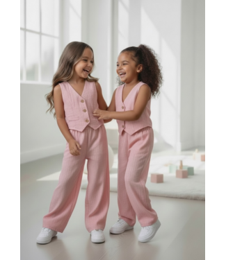 Gilet Set - Roze