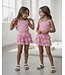 Leopard Skirt Set - Roze