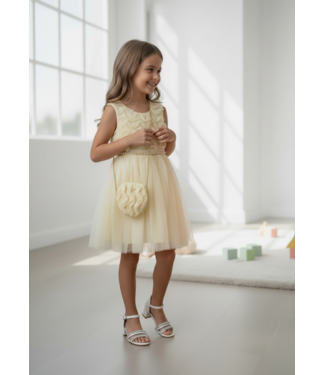 Sweet Dress (Met Tasje) - Champagne