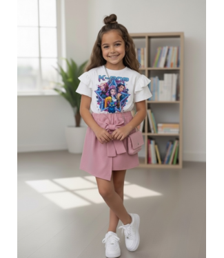 Draakjes en Boefjes K-Pop Demon Hunters Sparkle Jurkje Met Tasje  - Roze
