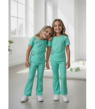 Sienna Flared Set - Mint