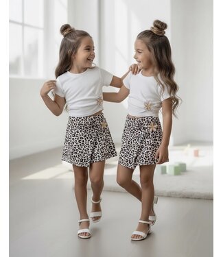 Amalfi Flower Set - Leopard Wit