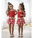 Tropical Belted Short Set - Rood
