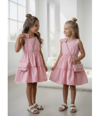 Super cute dress (Met tasje) - Roze