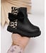 Mini Diva Boots - Zwart/Leopard (Verzenddatum 10 Aug)